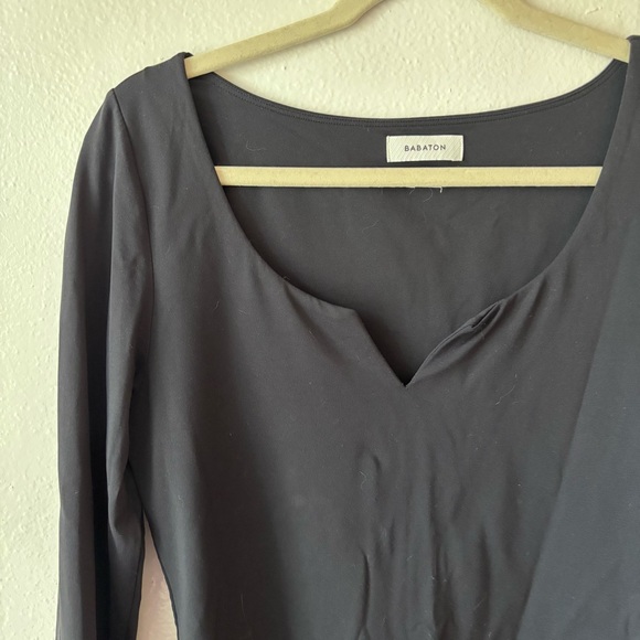 Babaton Black Longsleeve Bodysuit - Picture 2 of 7